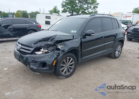 2017 Volkswagen Tiguan 2.0T/2.0T S из США, поврежденный, VIN WVGAV7AX2HK050520